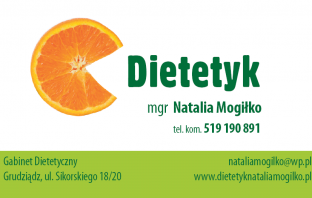 Dietetyk mgr Natalia Mogiłko