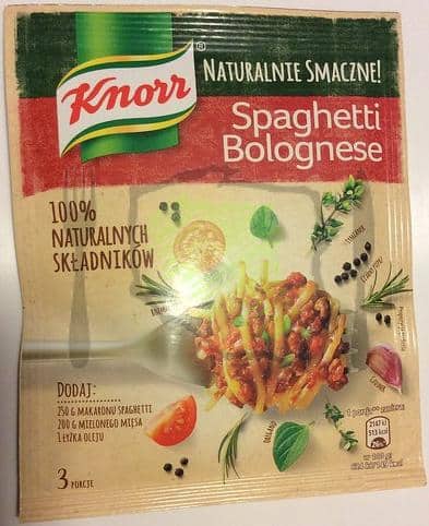 Knorr spaghetti bolognese przepis
