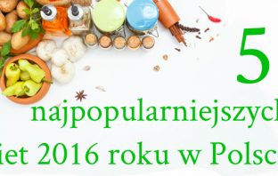5 najpopularniejszych diet 2016 roku