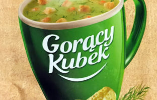 KNORR Ogórkowa z grzankami – Gorący Kubek