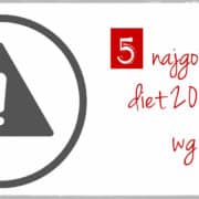 5 najgorszych diet 2018