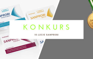 KONKURS: Wygraj zestaw probiotyków Sanprobi i 2 dietetyczne książki!