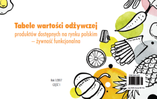 Tabele wartości odżywczej produktów dostępnych na rynku polskim – żywność funkcjonalna