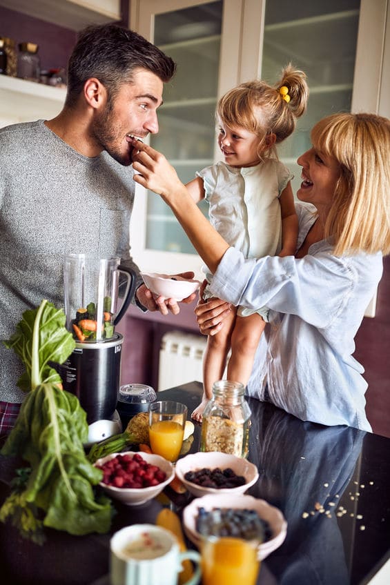 zdrowe jedzenie rodzina