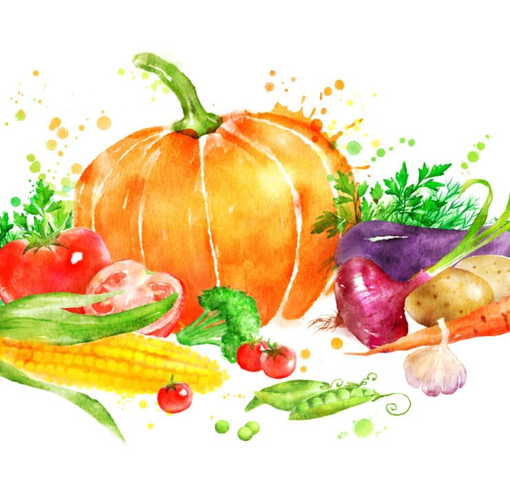 kolorowe warzywa i owoce