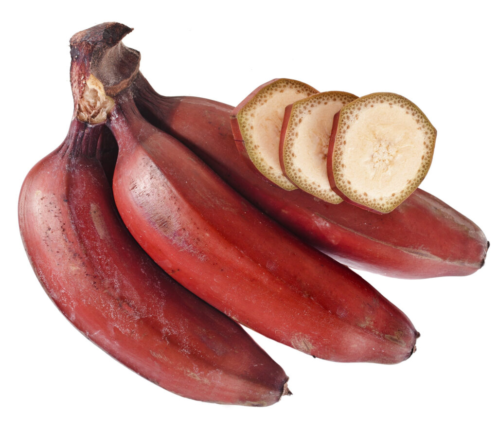 czerwone banany