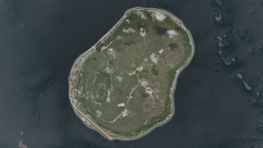 mapa nauru